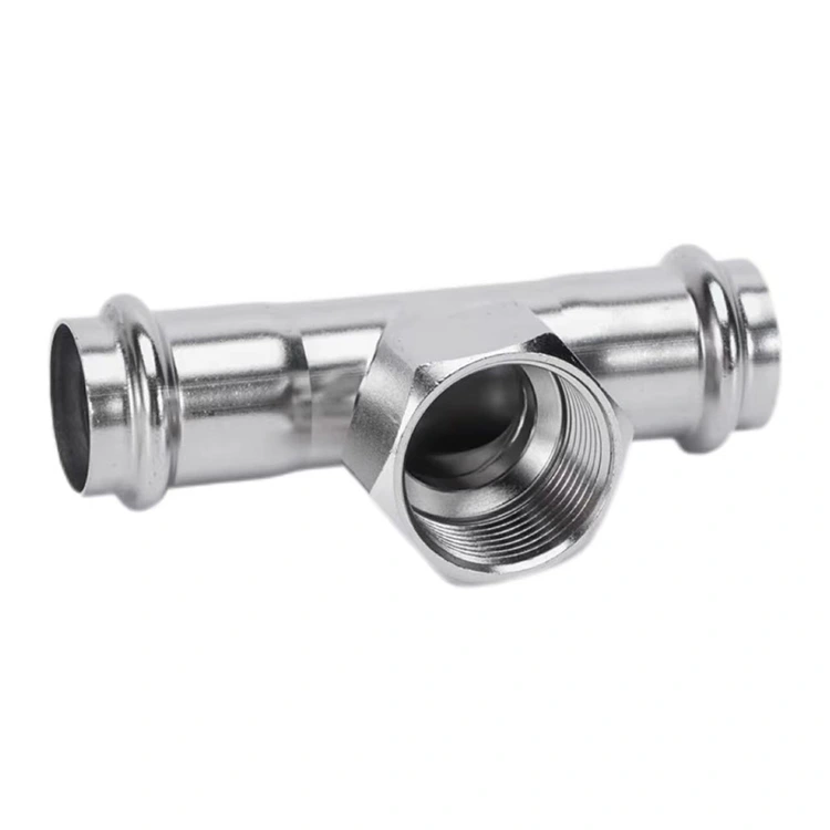 Dvojité lisovací tričko s vnitřním závitem