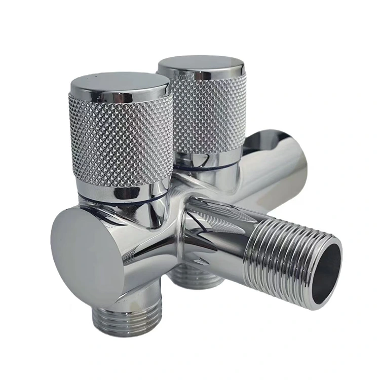 Nástěnný dvojitý úhlový ventil